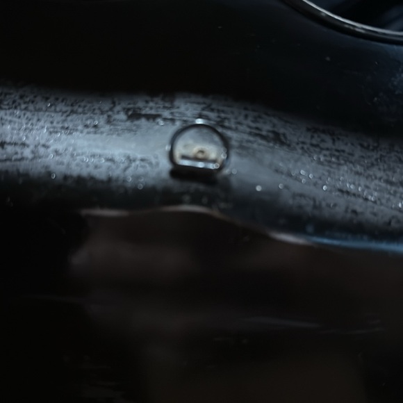 ***VINTAGE***hand-painted tin tray 18”x12” black background - Picture 6 of 7